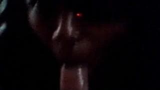 Pov de dingue avec une suceuse black !