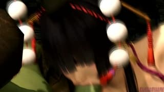 Nyotengu qui baise une orgre futanari hentai 3D Nyotengu qui baise une orgre futanari hentai 3D