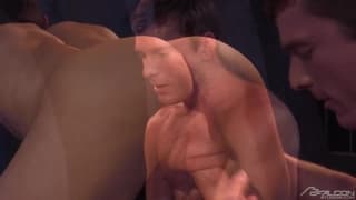 Une baise épique entre les beaux bruns Pierre Fitch et Brent Corrigan Blowjob, Levrette Anal Debout, Missionnaire Anal