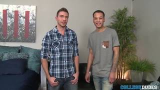 Baise interraciale gay avec Damon Reed